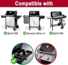 27”Grill Burner for Weber Spirit E-210 S-210 Genesis Silver A Grills Side Cnrtl
