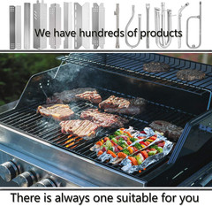 15 Inch Grill Heat Plates Shield Burner Covers Flame Guards, BBQ Gas Grill Repla
