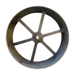 10″ Smoker Wheel 10″ Diameter 3″ Wide for Custom BBQ Pits – Fits 1/2″ Rod