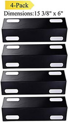 15 3/8 Inch Heat Plates Grill Burner Covers Replacement Part for Ducane Affinity