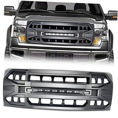 Front Grill Replacement for F150 2009-2014, Matte Black Front matte black
