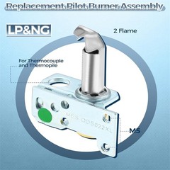 Pilot Burner Assembly For Robertshaw 36″ Leads Compatible with HPC-102-36 Model