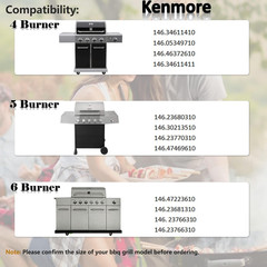 Grill Replacement Parts for Kenmore 5 Burner 146.47468610, 146.23680310, 146….
