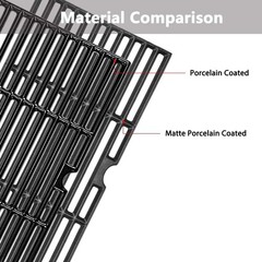 17 x 9 1/2 inch Grill Grates for Charbroil Tru Infrared 4 Burner 463255020 46…