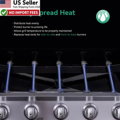 463365021 Grill Parts Charbroil Performance 4 Burner Heat Plate Burner FROM USA