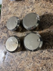 Backyard Classic Gas Grill Control Knobs Set of 4 Square Shaft 2 Inserts