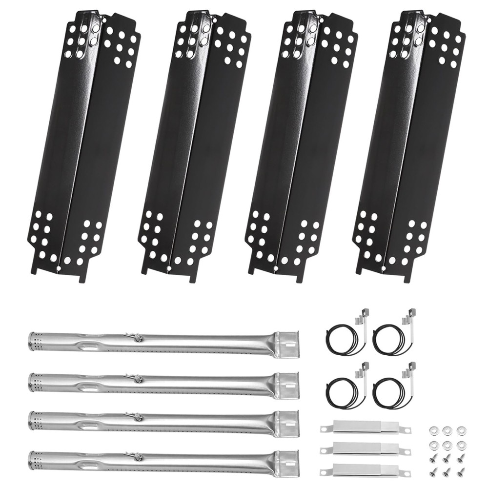 Grill Rebuild Kit for Charbroil 463436215 Burner Heat Plate Carryover Tube