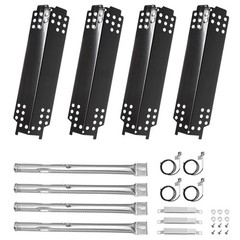 Grill Rebuild Kit for Charbroil 463436215 Burner Heat Plate Carryover Tube
