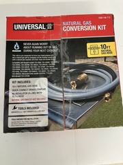 Universal Natural Gas Grill Conversions Kit 1008106712 10FT Hose