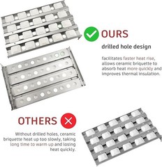 80707 80743 Grill Briquette Tray for Lynx Sedona 24” 36” 42” Gas Grill L40…