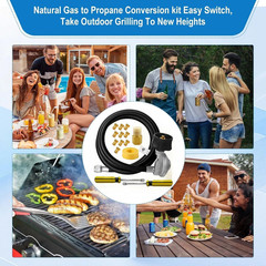 Natural Gas to Propane Conversion Kit for Weber Summit 670/660/650/470/460/450,