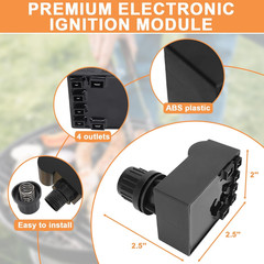 G511-0055-W1 Grill Igniter Kit for Charbroil 80018343 Surefire Ignitor