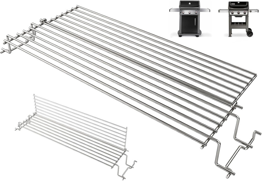 67027 Top Grill Warming Rack for Weber GS4 Spirit I & II 300 Series E310, E320,