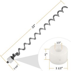 23″ Pellet Auger Replacement for Austin XL 1000 1100 1150 1600 BBQ Grill Parts