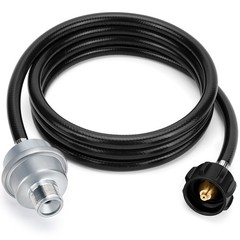 7ft Propane Fuel Filter with Hose Connect 20-40 lb Propane Tanks