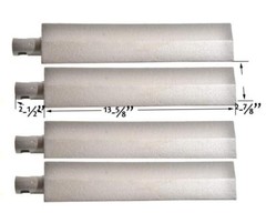 Replacement Cast Burners FLX3, FLX4R, FLX5, Cal Flame, Turbo Grills (4-PK)