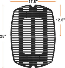 Cast Iron Grates & Burner for Weber Q300 Q320 Q3000 Q3200 7646 65032 57060001