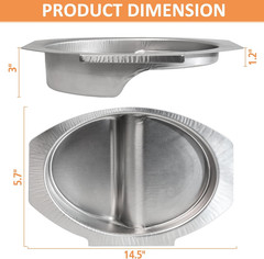 Small Water Bowl for Masterbuilt 30″ Electric Smoker, FIT FOR 30″Digital Electri