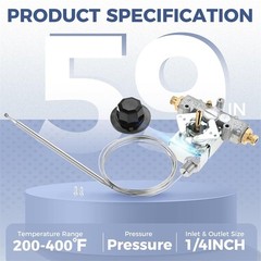 Gas Fryer Thermostat Compatible with South Bend Range 1054000 Hobart 11327