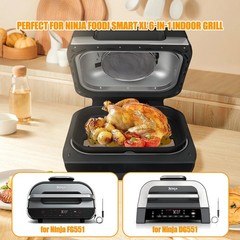 Grill Roast Rack and Cooking Pot for Ninja Foodi FG551/DG551/DG651 Smart XL I…