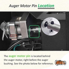 4-Pack Auger Motor Shaft Nut & Bolt Kit for Traeger Pit Boss Z-Grills Rec Tec