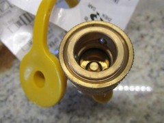 NEW Natural Gas Propane Quick-Connect Brass Fitting Model # QDD38