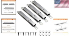 Universal Grill Replacement Carryover Tubes – Heavy-Duty, Adjustable (Set of 4)