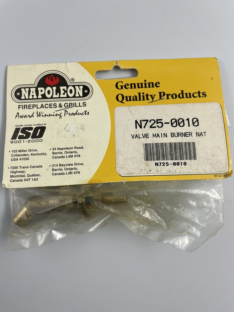 Napoleon N725-0010 Main Burner Valve – Natural Gas