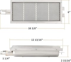 20505 Infrared Searing Burner for Bull Grill Replacement Parts for Bull Angus Br