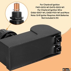 BQMAX DHLG-12 Grill Igniter for 2 Outlets(Upgraded Cap) w/Wires(AAA)