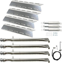 Grill Burners Heat Plates Ignitors Crossovers Replacement Parts Kit for Kenmore