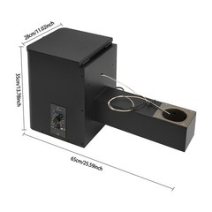 Pellet Smoker Hopper Assembly Kit Electric Wood Grill Part Hopper Conversion Set