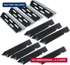 7 Flavorizer Bars&4 Heat Deflectors for Weber Genesis II 410/440 Porcelain Steel