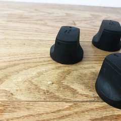 OEM Char-Broil Grill Knob Set 6 Burner Control Knobs Black Gas BBQ Replace Part