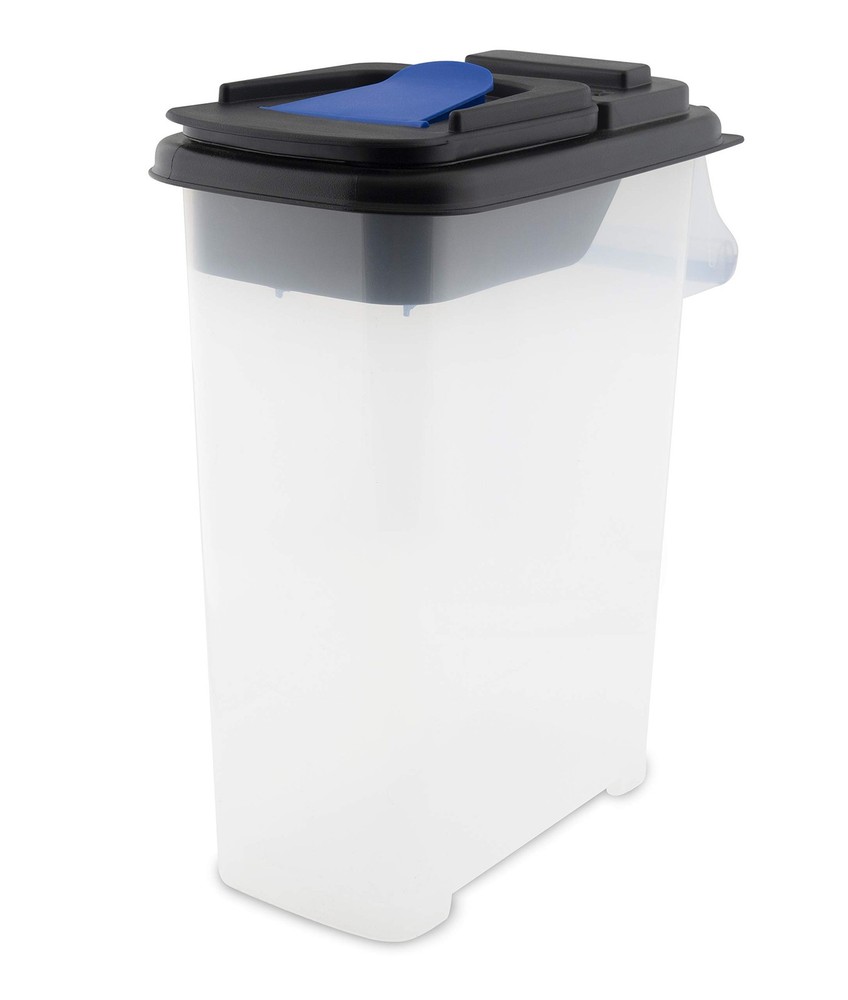 Broil King 66900 Pellet Storage Bin, Black 20 lbs, Black, Clear
