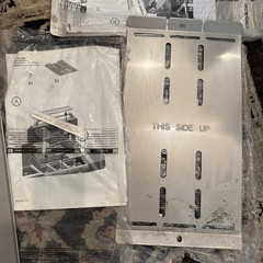 SABER GRILL Firebox Heat Shield Kit #55710688 MRRP $37 EACH, SELLING SET OF 3