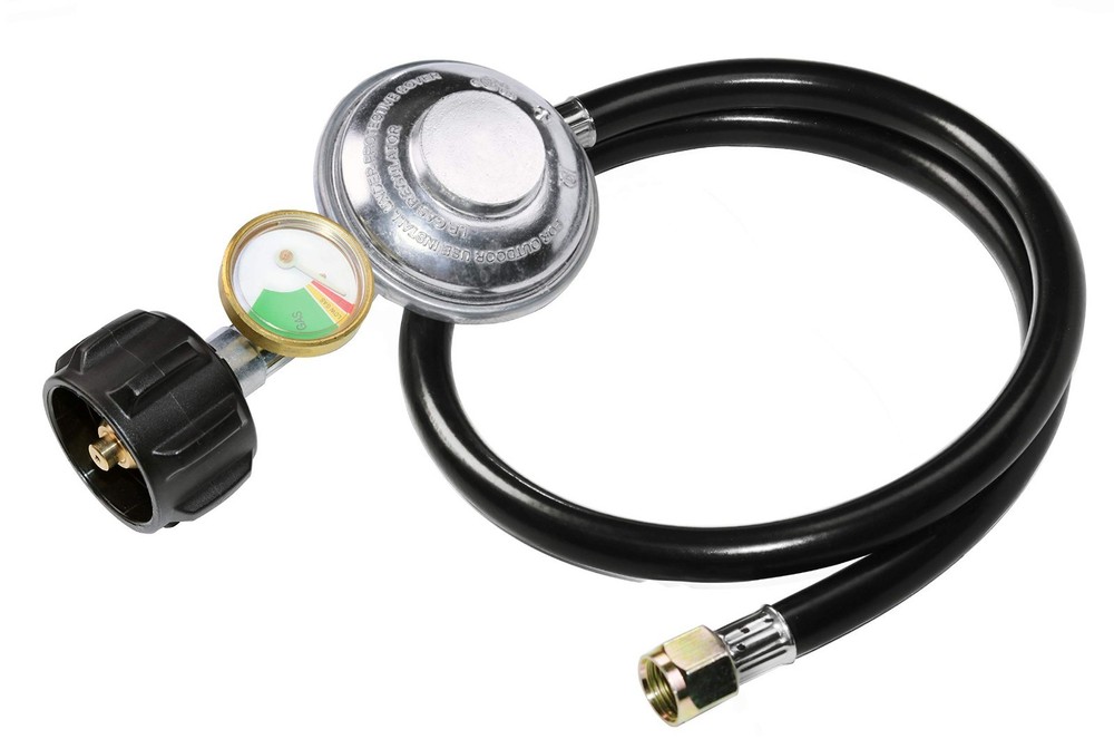 3ft Propane Regulator Hose & Tank Gauge – Universal Grill Replacement Parts, QCC