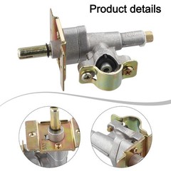 Long Lasting Aluminum Alloy Gas Valve for BBQ Grills up to For 36 Inches