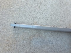 2000 -2001 Weber Silver Gas Grill Part – 25″ Grey Handle w/Nuts & Bolts – Used