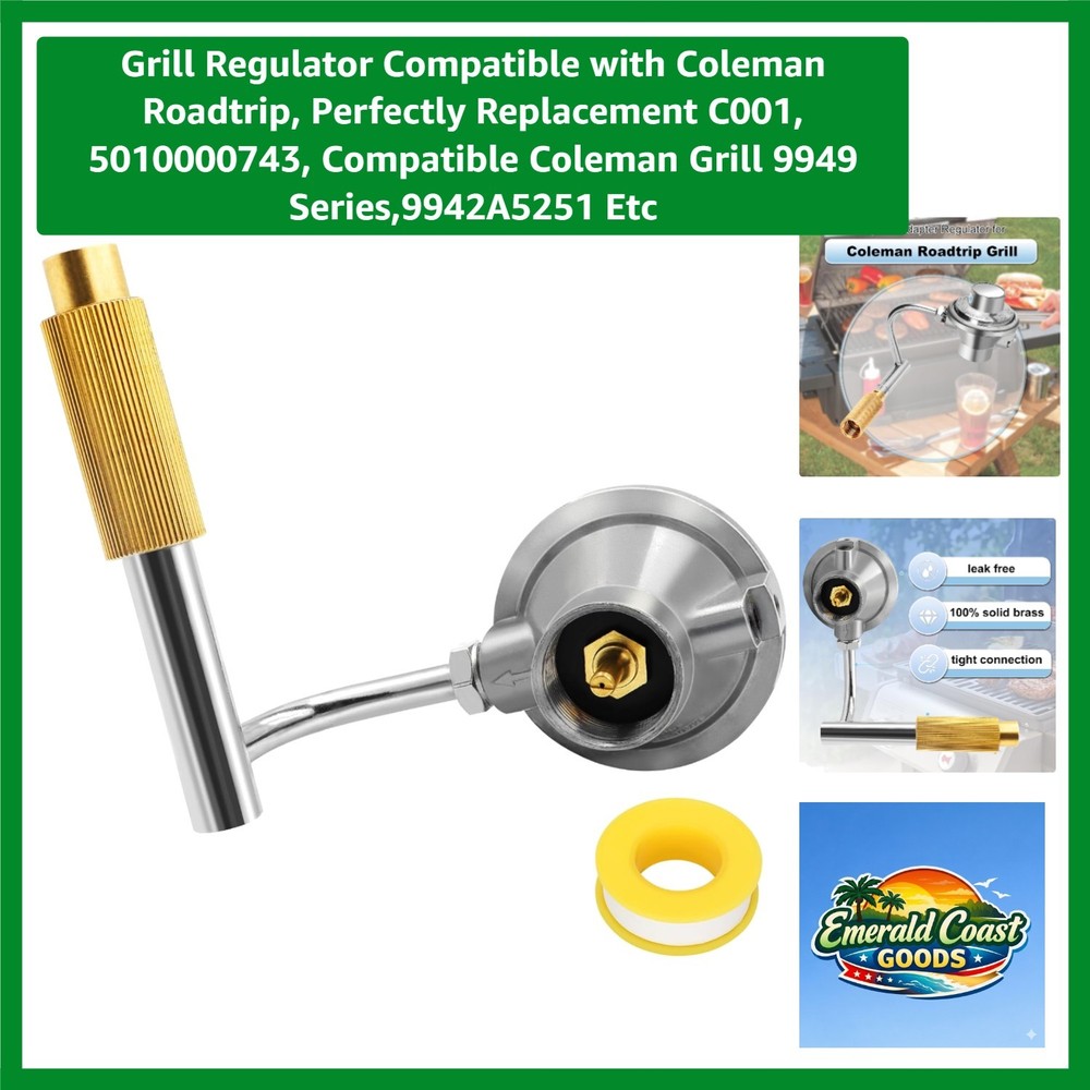 Grill Regulator Compatible with Coleman Roadtrip, Perfectly Replacement C001,…