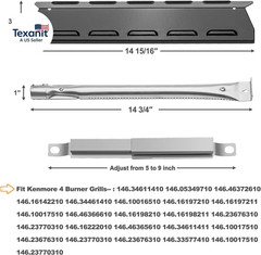 Grill Replacement Parts for Kenmore 146.34611410, 146.16198211, 146.23679310, 14