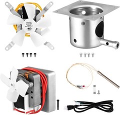 Upgrade Parts Kit for Pellet Grills – Motor, Fan, Igniter, Pot, Cable, Screws