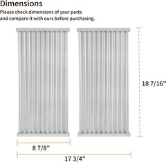 18 7/16″ Infrared Emitter Plates for Charbroil Infrared Grill Grates Replacement