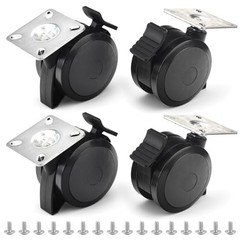 4 Pack 69828 69827 Locking Caster/Grill Wheels for Weber Spirit 200/300 Series