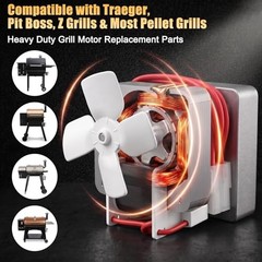 Upgraded 2.0 RPM Replacement Parts for Traeger, Pit Boss Wood Auger Motor
