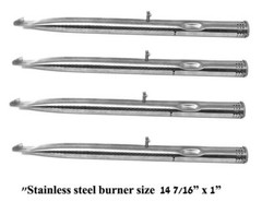 Grill Burner For Charbroil 463436413, 463436813, 463436814, 463436 (4-PK) Models