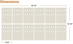 12-Pack Ceramic Flame Tamer for Grand Turbo Grills, Ceramic Briquettes Replac…