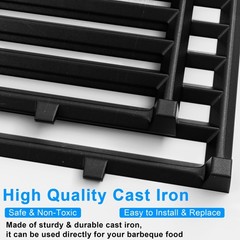 Cast Iron Cooking Grates for Weber Genesis II 400 & II LX 400 Series, Genesis…