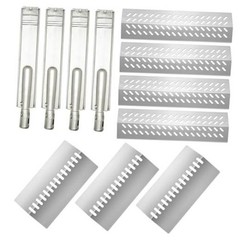 Stainless Steel 4pcs 16631 Flame Tamer Flavor bar Stainless Steel 4+3+4burners