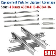 Gas Grill Parts for Charbroil Advantage 4 Burners Tube Fits 463344116 466344116